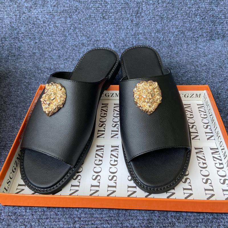 Luxury Lifestyle Men - originals shoes brand black slippers for