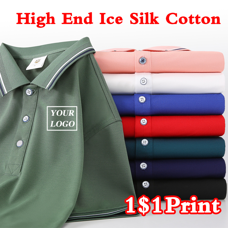 Luxury Lifestyle Men - Customized LOGO Polo Shirt Men Summer