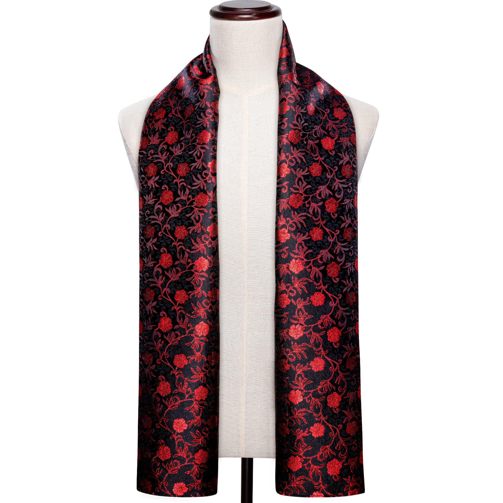 Luxury Lifestyle Men - Luxury Brand Men Scarf Red Jacquard
