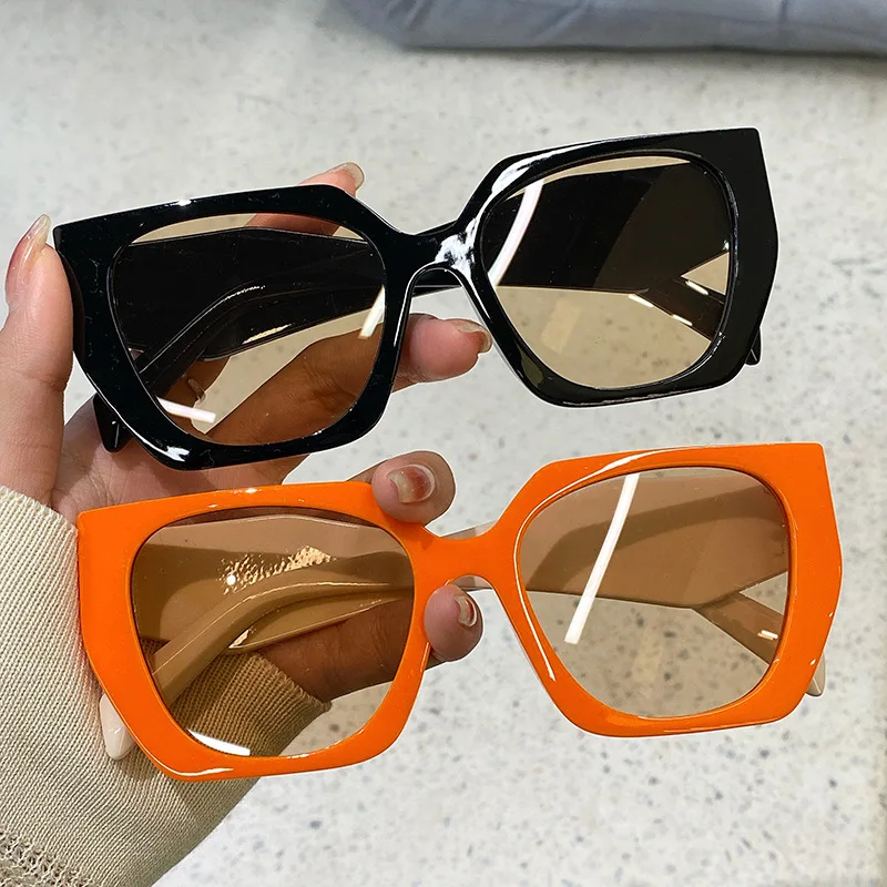 Luxury Lifestyle Men - Vintage Brand Designer Polygon Sunglasses Women