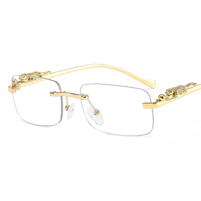 Luxury Lifestyle Men - Rimless Square Sunglasses Women Men Luxury