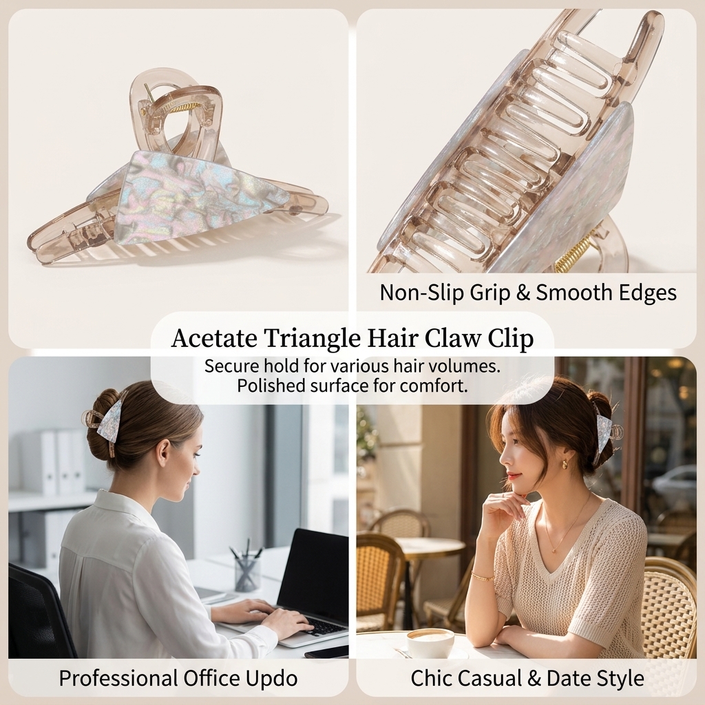 French Style Hair Claw Trendy  - Luxury Lifestyle Girl review and price