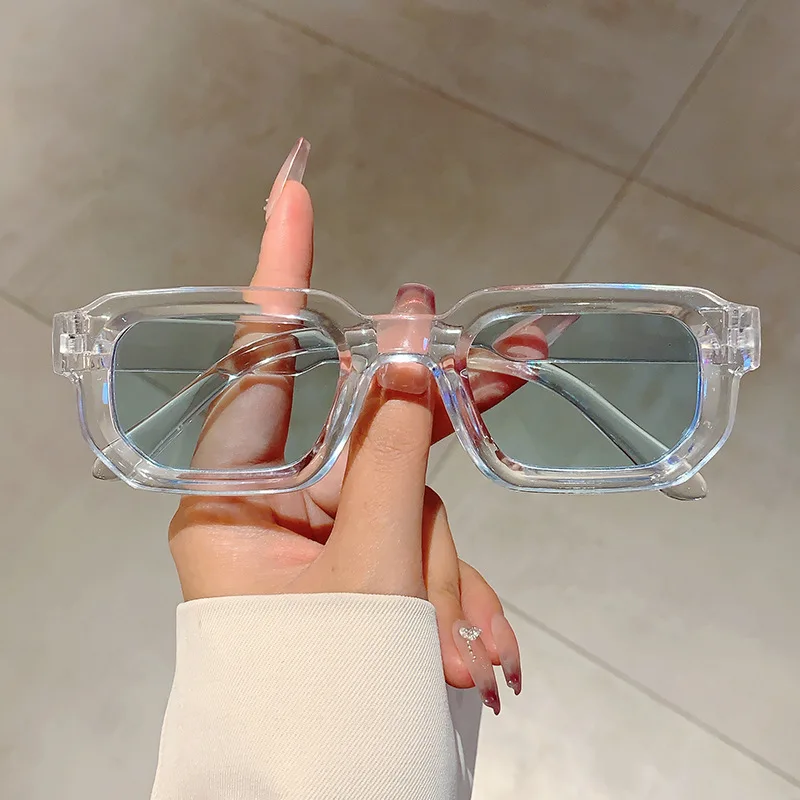 Vintage Rectangle Frame Sungla - Luxury Lifestyle Men review and price