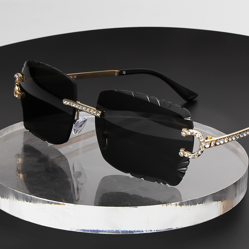Fashion Rimless Square Sunglas - Luxury Lifestyle Men review and price