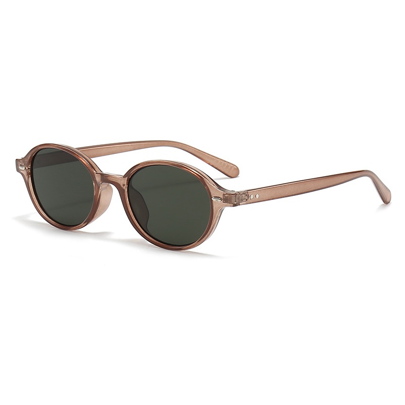 Retro Small Oval Sunglasses Wo - Luxury Lifestyle Men review and price